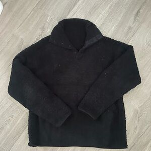 SKIMS Black Turtleneck Sweater